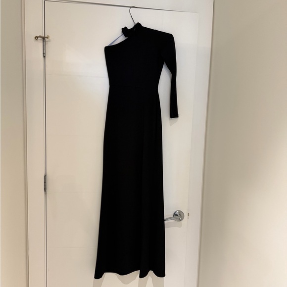 Lulus Keep It Interesting Black Cutout One-Shoulder Maxi Dress - Picture 4 of 4
